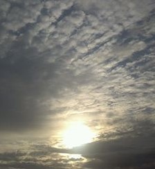 God's light shining through